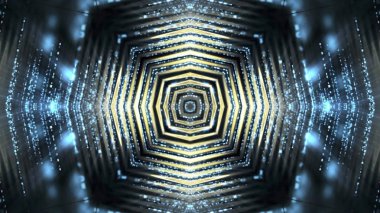 Soyut kaleidescopic Kulübü, parti, sahne ışıkları 