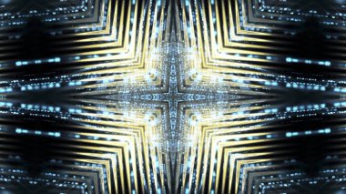 Soyut kaleidescopic Kulübü, parti, sahne ışıkları 