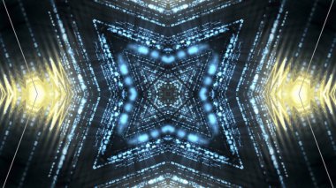 Soyut kaleidescopic Kulübü, parti, sahne ışıkları 