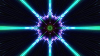 Soyut kaleidescopic Kulübü, parti, sahne ışıkları 