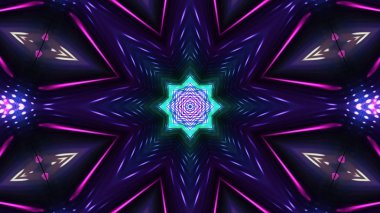 Soyut kaleidescopic Kulübü, parti, sahne ışıkları 