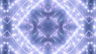 Soyut kaleidescopic Kulübü, parti, sahne ışıkları