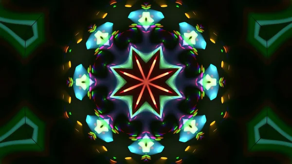 Soyut kaleidescopic Kulübü, parti, sahne ışıkları 