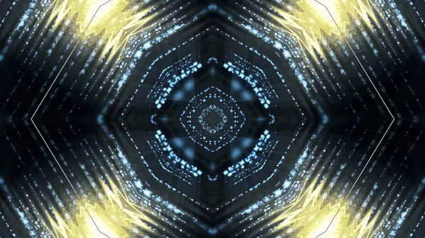 Soyut kaleidescopic Kulübü, parti, sahne ışıkları 