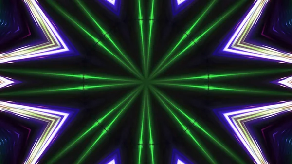 Abstract Kaleidescopic Club Party Stage Lights — стоковое фото