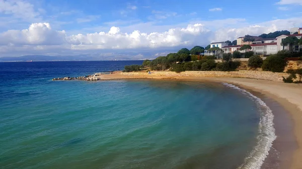 Turkooizen Baai Van Cesme Turkije — Stockfoto