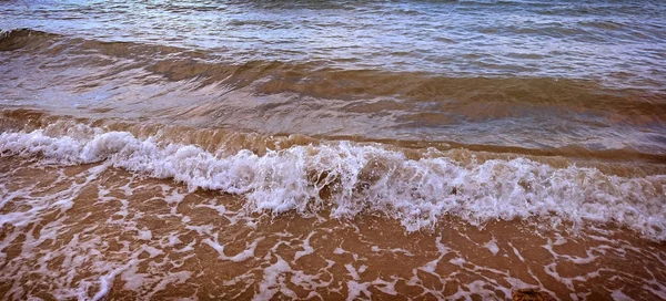 Plage Tropicale Avec Vagues — Photo