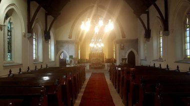 Kilise iç, dini Ayrıntılar görünümünü.