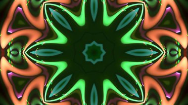 Soyut kaleidescopic club, parti, tv şovları, konserler, müzik korumaları, gece kulüpleri, diskolar ve trance olayları partilerde vj projeksiyonları için sahne ışıkları uygundur.