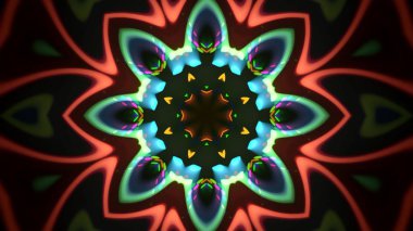 Soyut kaleidescopic club, parti, tv şovları, konserler, müzik korumaları, gece kulüpleri, diskolar ve trance olayları partilerde vj projeksiyonları için sahne ışıkları uygundur.