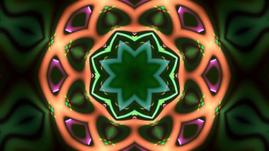 Soyut kaleidescopic club, parti, tv şovları, konserler, müzik korumaları, gece kulüpleri, diskolar ve trance olayları partilerde vj projeksiyonları için sahne ışıkları uygundur.