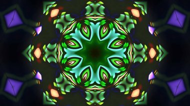 Soyut kaleidescopic club, parti, tv şovları, konserler, müzik korumaları, gece kulüpleri, diskolar ve trance olayları partilerde vj projeksiyonları için sahne ışıkları uygundur.