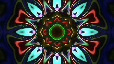 Soyut kaleidescopic club, parti, tv şovları, konserler, müzik korumaları, gece kulüpleri, diskolar ve trance olayları partilerde vj projeksiyonları için sahne ışıkları uygundur.