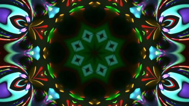 Soyut kaleidescopic club, parti, tv şovları, konserler, müzik korumaları, gece kulüpleri, diskolar ve trance olayları partilerde vj projeksiyonları için sahne ışıkları uygundur.