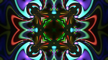 Soyut kaleidescopic club, parti, tv şovları, konserler, müzik korumaları, gece kulüpleri, diskolar ve trance olayları partilerde vj projeksiyonları için sahne ışıkları uygundur.