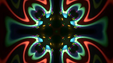 Soyut kaleidescopic club, parti, tv şovları, konserler, müzik korumaları, gece kulüpleri, diskolar ve trance olayları partilerde vj projeksiyonları için sahne ışıkları uygundur.