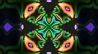 Soyut kaleidescopic club, parti, tv şovları, konserler, müzik korumaları, gece kulüpleri, diskolar ve trance olayları partilerde vj projeksiyonları için sahne ışıkları uygundur.