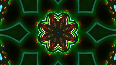 Soyut kaleidescopic club, parti, tv şovları, konserler, müzik korumaları, gece kulüpleri, diskolar ve trance olayları partilerde vj projeksiyonları için sahne ışıkları uygundur.