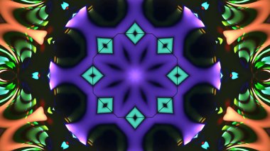 Soyut kaleidescopic club, parti, tv şovları, konserler, müzik korumaları, gece kulüpleri, diskolar ve trance olayları partilerde vj projeksiyonları için sahne ışıkları uygundur.