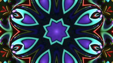 Soyut kaleidescopic club, parti, tv şovları, konserler, müzik korumaları, gece kulüpleri, diskolar ve trance olayları partilerde vj projeksiyonları için sahne ışıkları uygundur.