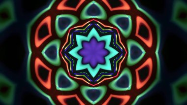 Soyut kaleidescopic club, parti, tv şovları, konserler, müzik korumaları, gece kulüpleri, diskolar ve trance olayları partilerde vj projeksiyonları için sahne ışıkları uygundur.