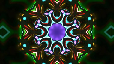 Soyut kaleidescopic club, parti, tv şovları, konserler, müzik korumaları, gece kulüpleri, diskolar ve trance olayları partilerde vj projeksiyonları için sahne ışıkları uygundur.