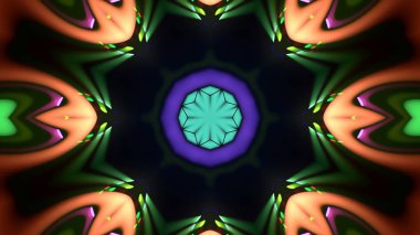 Soyut kaleidescopic club, parti, tv şovları, konserler, müzik korumaları, gece kulüpleri, diskolar ve trance olayları partilerde vj projeksiyonları için sahne ışıkları uygundur.