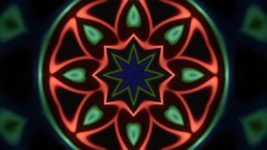 Soyut kaleidescopic club, parti, tv şovları, konserler, müzik korumaları, gece kulüpleri, diskolar ve trance olayları partilerde vj projeksiyonları için sahne ışıkları uygundur.