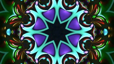 Soyut kaleidescopic club, parti, tv şovları, konserler, müzik korumaları, gece kulüpleri, diskolar ve trance olayları partilerde vj projeksiyonları için sahne ışıkları uygundur.