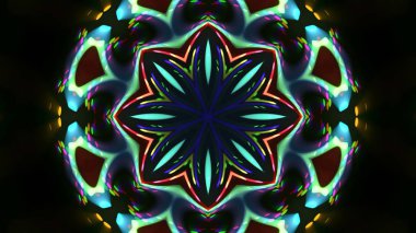 Soyut kaleidescopic club, parti, tv şovları, konserler, müzik korumaları, gece kulüpleri, diskolar ve trance olayları partilerde vj projeksiyonları için sahne ışıkları uygundur.