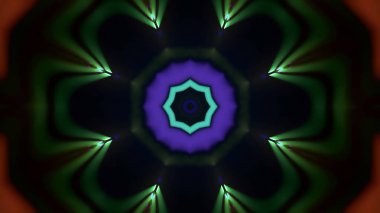 Soyut kaleidescopic club, parti, tv şovları, konserler, müzik korumaları, gece kulüpleri, diskolar ve trance olayları partilerde vj projeksiyonları için sahne ışıkları uygundur.