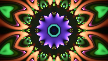 Soyut kaleidescopic club, parti, tv şovları, konserler, müzik korumaları, gece kulüpleri, diskolar ve trance olayları partilerde vj projeksiyonları için sahne ışıkları uygundur.