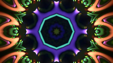 Soyut kaleidescopic club, parti, tv şovları, konserler, müzik korumaları, gece kulüpleri, diskolar ve trance olayları partilerde vj projeksiyonları için sahne ışıkları uygundur.