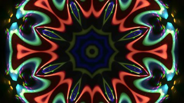 Soyut kaleidescopic club, parti, tv şovları, konserler, müzik korumaları, gece kulüpleri, diskolar ve trance olayları partilerde vj projeksiyonları için sahne ışıkları uygundur.