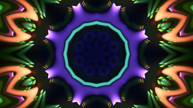 Soyut kaleidescopic club, parti, tv şovları, konserler, müzik korumaları, gece kulüpleri, diskolar ve trance olayları partilerde vj projeksiyonları için sahne ışıkları uygundur.