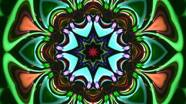 Soyut kaleidescopic club, parti, tv şovları, konserler, müzik korumaları, gece kulüpleri, diskolar ve trance olayları partilerde vj projeksiyonları için sahne ışıkları uygundur.