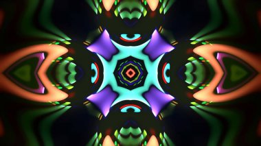 Soyut kaleidescopic club, parti, tv şovları, konserler, müzik korumaları, gece kulüpleri, diskolar ve trance olayları partilerde vj projeksiyonları için sahne ışıkları uygundur.