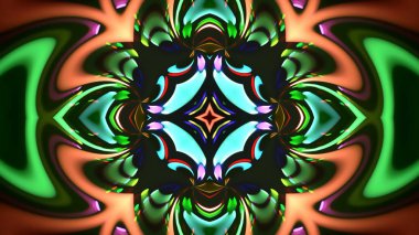 Soyut kaleidescopic club, parti, tv şovları, konserler, müzik korumaları, gece kulüpleri, diskolar ve trance olayları partilerde vj projeksiyonları için sahne ışıkları uygundur.