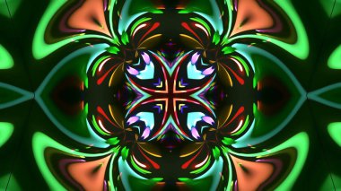 Soyut kaleidescopic club, parti, tv şovları, konserler, müzik korumaları, gece kulüpleri, diskolar ve trance olayları partilerde vj projeksiyonları için sahne ışıkları uygundur.