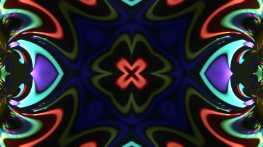 Soyut kaleidescopic club, parti, tv şovları, konserler, müzik korumaları, gece kulüpleri, diskolar ve trance olayları partilerde vj projeksiyonları için sahne ışıkları uygundur.