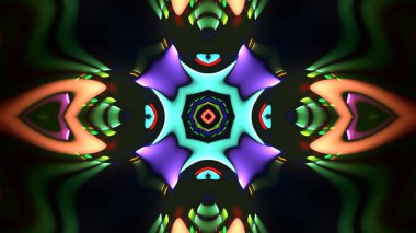 Soyut kaleidescopic club, parti, tv şovları, konserler, müzik korumaları, gece kulüpleri, diskolar ve trance olayları partilerde vj projeksiyonları için sahne ışıkları uygundur.