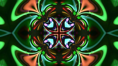 Soyut kaleidescopic club, parti, tv şovları, konserler, müzik korumaları, gece kulüpleri, diskolar ve trance olayları partilerde vj projeksiyonları için sahne ışıkları uygundur.