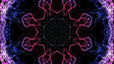 Soyut kaleidescopic club, parti, tv şovları, konserler, müzik korumaları, gece kulüpleri, diskolar ve trance olayları partilerde vj projeksiyonları için sahne ışıkları uygundur.