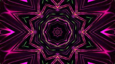 Soyut kaleidescopic club, parti, tv şovları, konserler, müzik korumaları, gece kulüpleri, diskolar ve trance olayları partilerde vj projeksiyonları için sahne ışıkları uygundur.