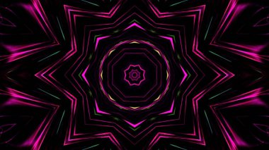 Soyut kaleidescopic club, parti, tv şovları, konserler, müzik korumaları, gece kulüpleri, diskolar ve trance olayları partilerde vj projeksiyonları için sahne ışıkları uygundur.