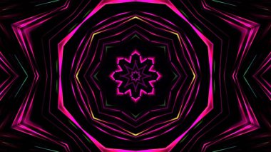 Soyut kaleidescopic club, parti, tv şovları, konserler, müzik korumaları, gece kulüpleri, diskolar ve trance olayları partilerde vj projeksiyonları için sahne ışıkları uygundur.