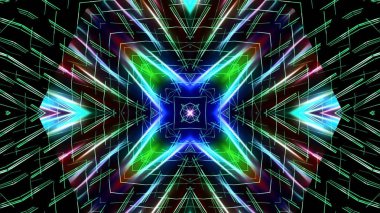 Soyut sürekli değişen ışık, Festival arka plan.