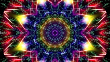 Soyut sürekli değişen ışık, Festival arka plan.