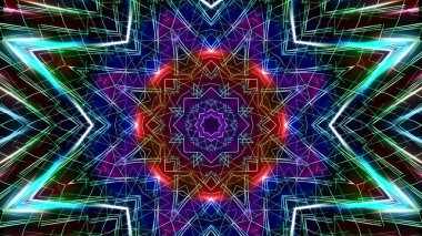 Soyut sürekli değişen ışık, Festival arka plan.