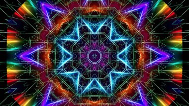 Soyut sürekli değişen ışık, Festival arka plan.